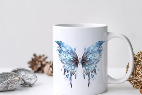 Crystal fairy wings PNG bundle