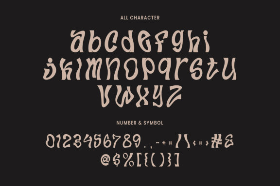 Whimping Experimental Display Font