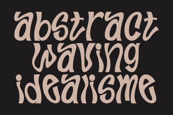 Whimping Experimental Display Font