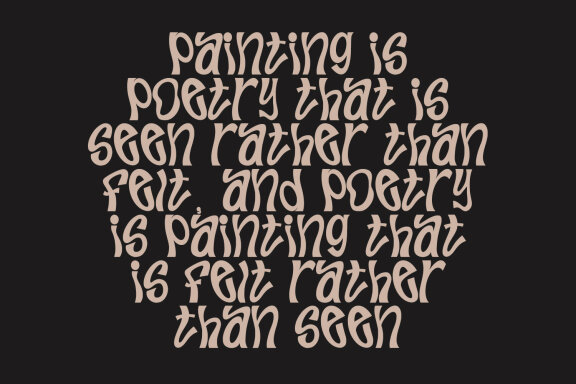 Whimping Experimental Display Font