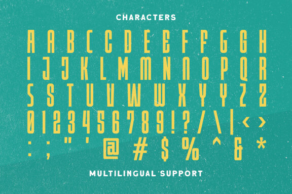 Brickers Condensed Typeface