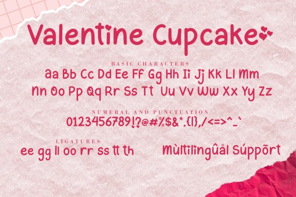 Valentine Cupcake FREE Font