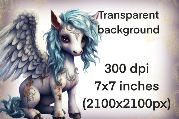 Plush Zombie Pegasus PNG Bundle, Funny Horror Clipart