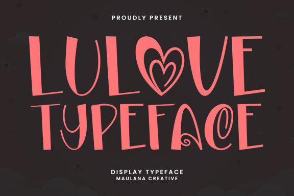 Lulove Display Typeface