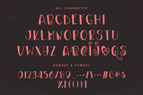 Lulove Display Typeface