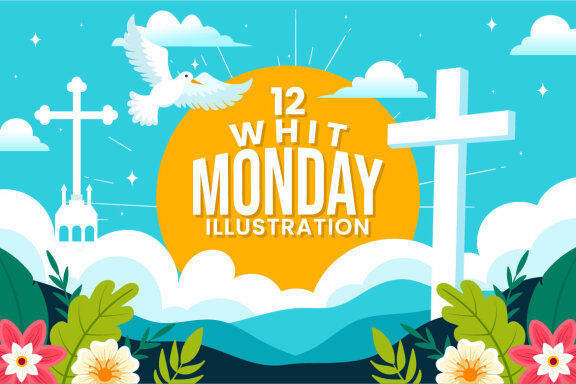 12 Whit Monday Illustration