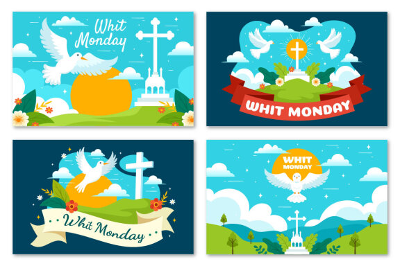 12 Whit Monday Illustration