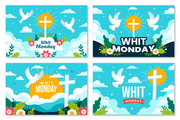 12 Whit Monday Illustration