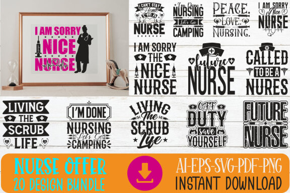 Nurse t-shirt design bundle, nurse shirt, nursing t-shirt design quotes, nurse bundle, nurse SVG bundle, nurse EPS bundle, nurse PNG bundle, nurse shirt, nurse shirts