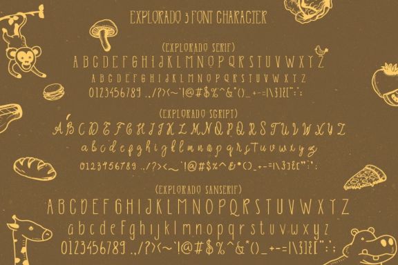Explorado Typeface