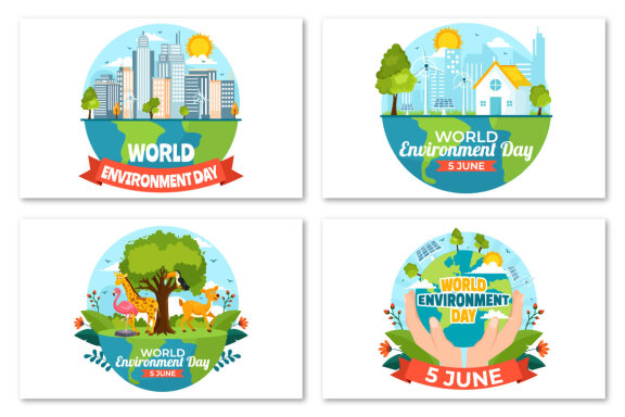12 World Environment Day Illustration