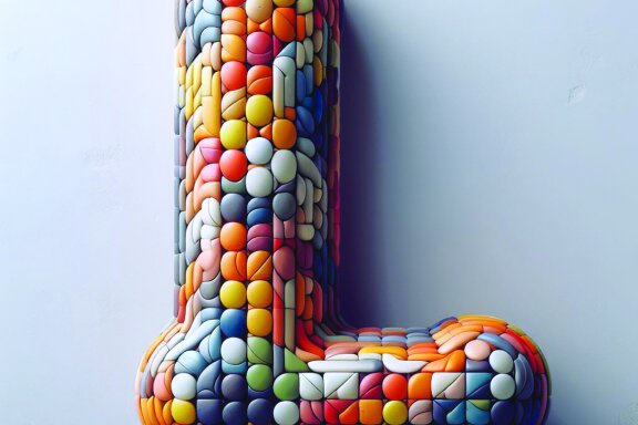 Inflated 3D Letters and Numbers