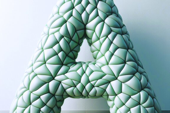 Inflated 3D Letters and Numbers