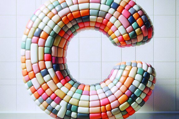 Inflated 3D Letters and Numbers