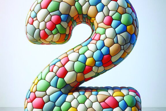 Inflated 3D Letters and Numbers