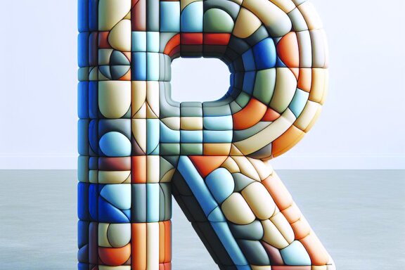 Inflated 3D Letters and Numbers