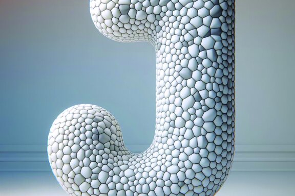 Inflated 3D Letters and Numbers