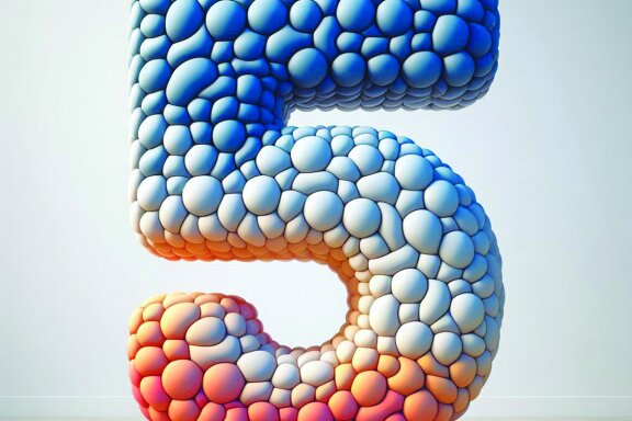Inflated 3D Letters and Numbers