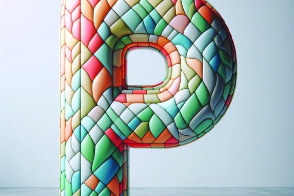 Inflated 3D Letters and Numbers