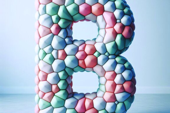 Inflated 3D Letters and Numbers