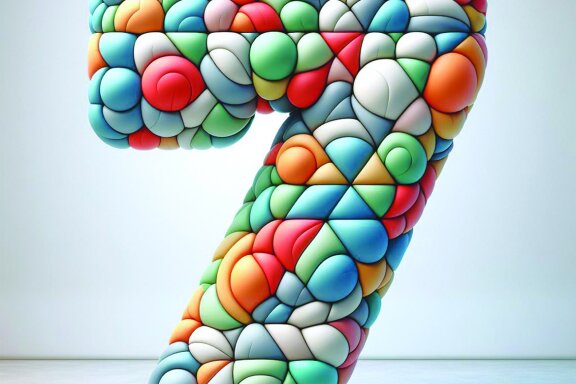 Inflated 3D Letters and Numbers