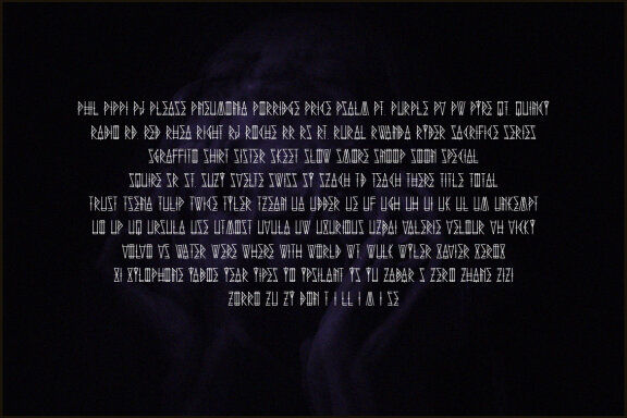 Megalomaniac Horror Font