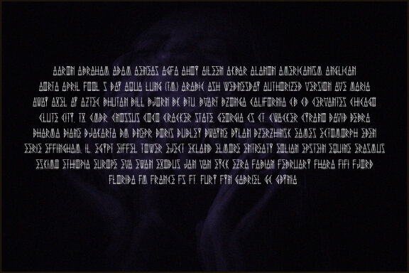 Megalomaniac Horror Font