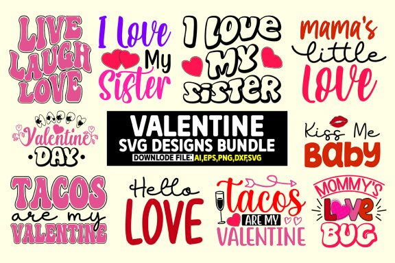 valentine designs bundle