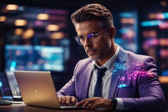 Working on Laptop - Finance Stock Photos