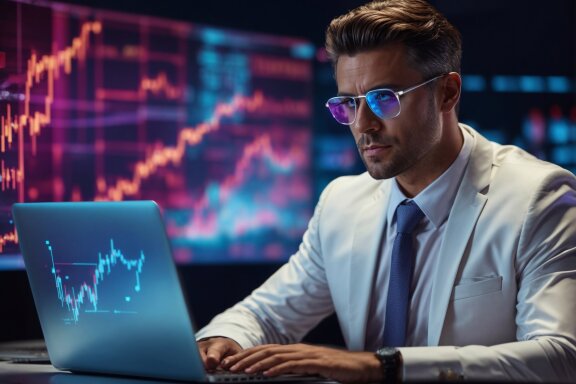 Working on Laptop - Finance Stock Photos