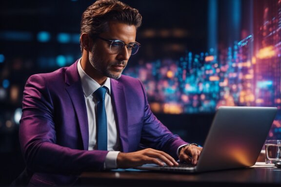 Working on Laptop - Finance Stock Photos