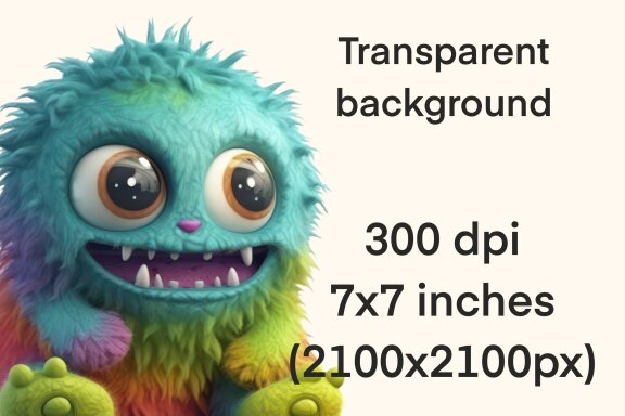 Plush Monster Toy PNG bundle Volume l, Funny Monster Clipart