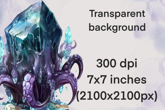 Crystal Witch Stuff PNG Bundle, Dark Fantasy Magic Clipart