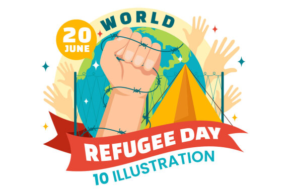 10 World Refugee Day Illustration