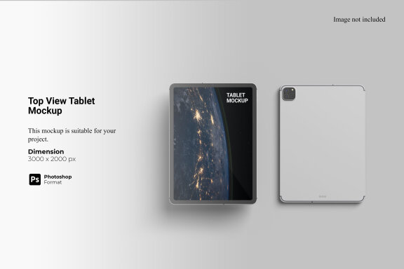 Top View Tablet Mockup