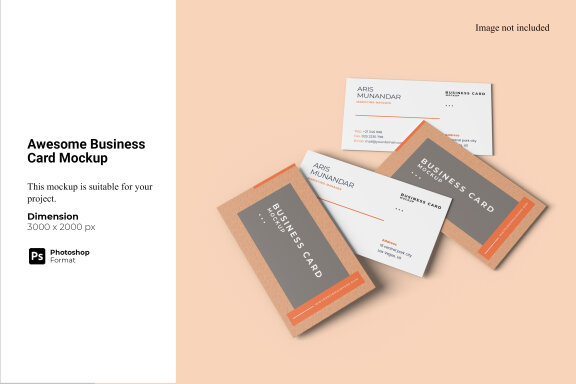 Awesome Business Card Mockup