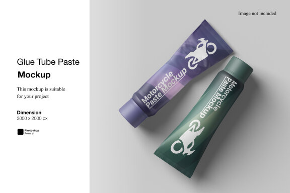 Glue Tube Paste Mockup