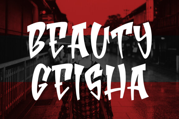Shinju Display Japanese Handmade Font Typeface