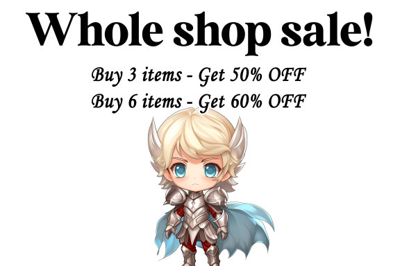 Chibi Kights PNG Bundle