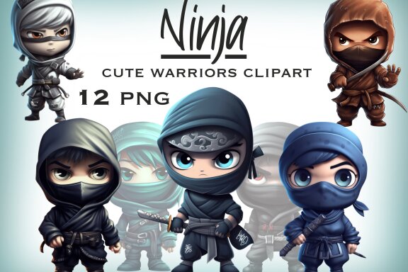 Ninja PNG Bundle