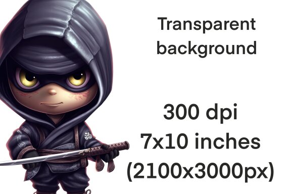 Ninja PNG Bundle