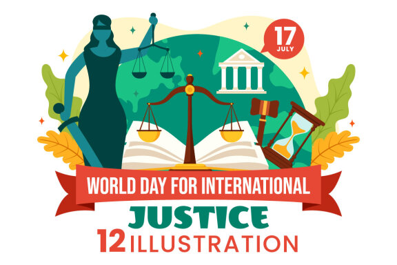 12 Day of Justice Illustration