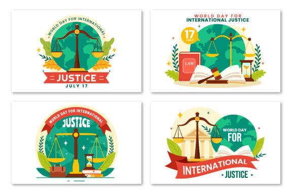 12 Day of Justice Illustration