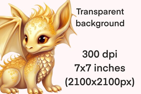 Fairy Dragon PNG Bundle