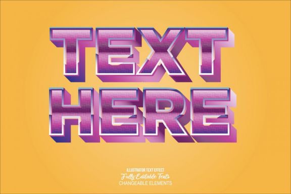 3D Detailed Text Effect (XMas Style)