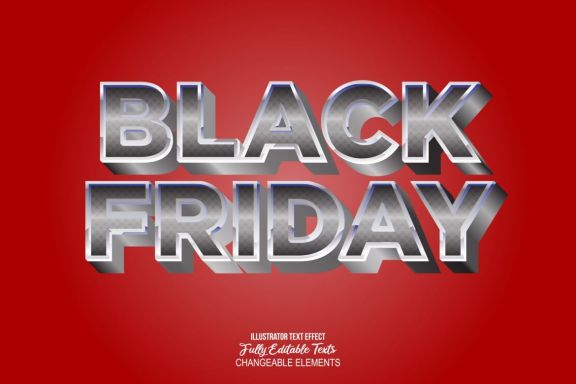 3D Detailed Text Effect (XMas Style)