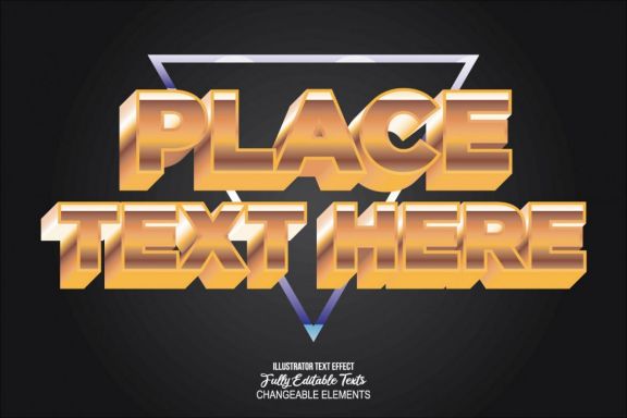3D Detailed Text Effect