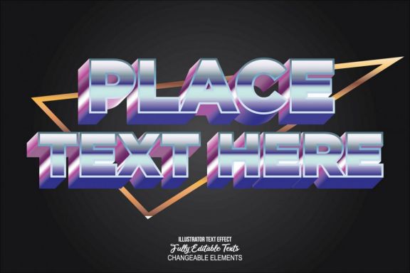 3D Detailed Text Effect