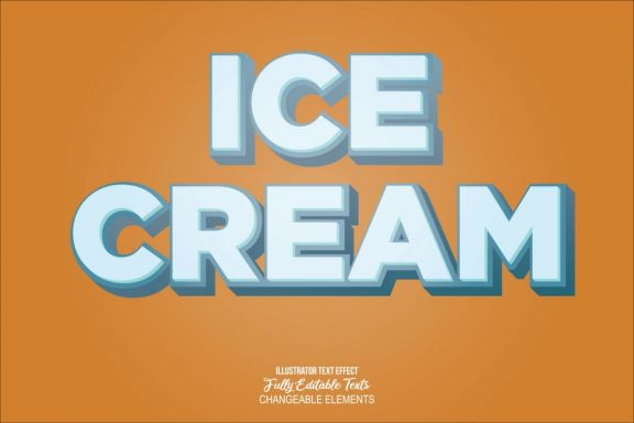 3D Detailed Text Effect