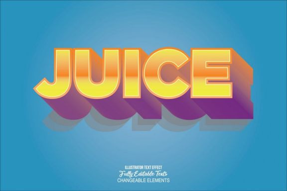 3D Detailed Text Effect